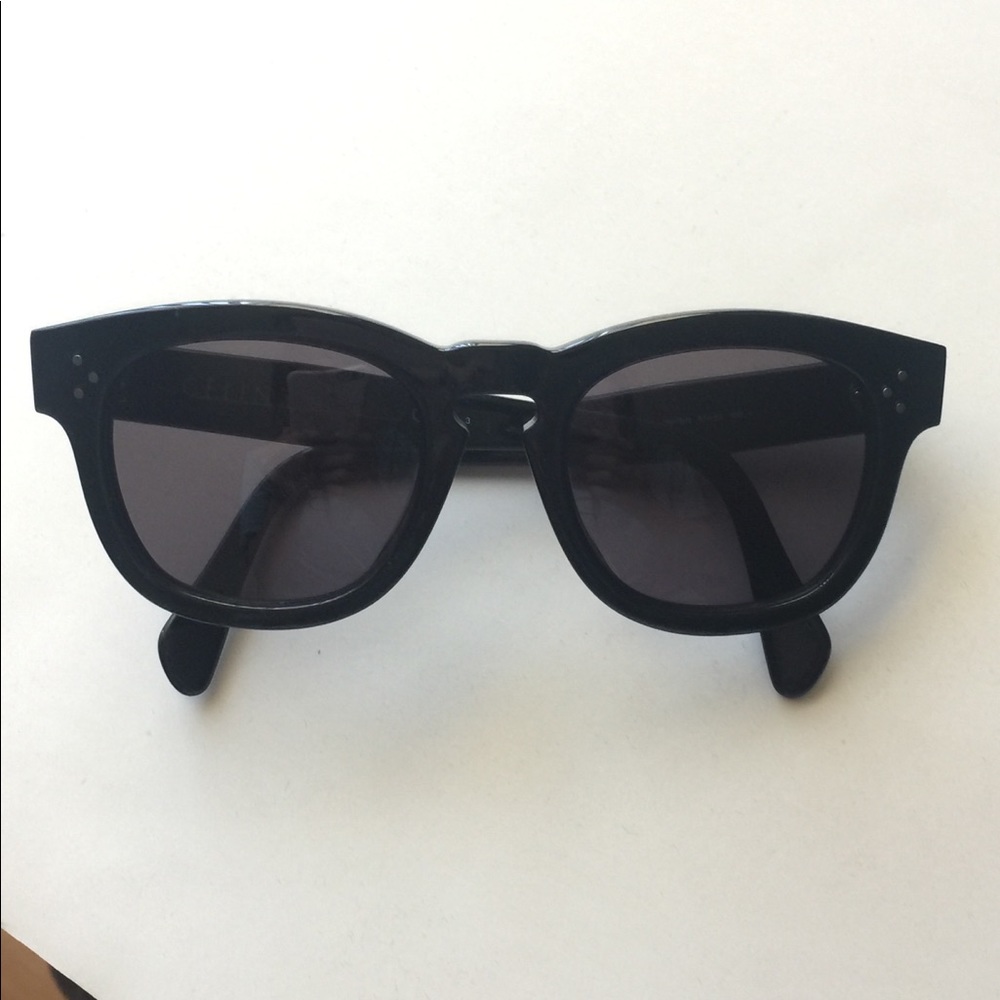 Celine Authentic Black Round Sunglasses - Picture 7 of 8